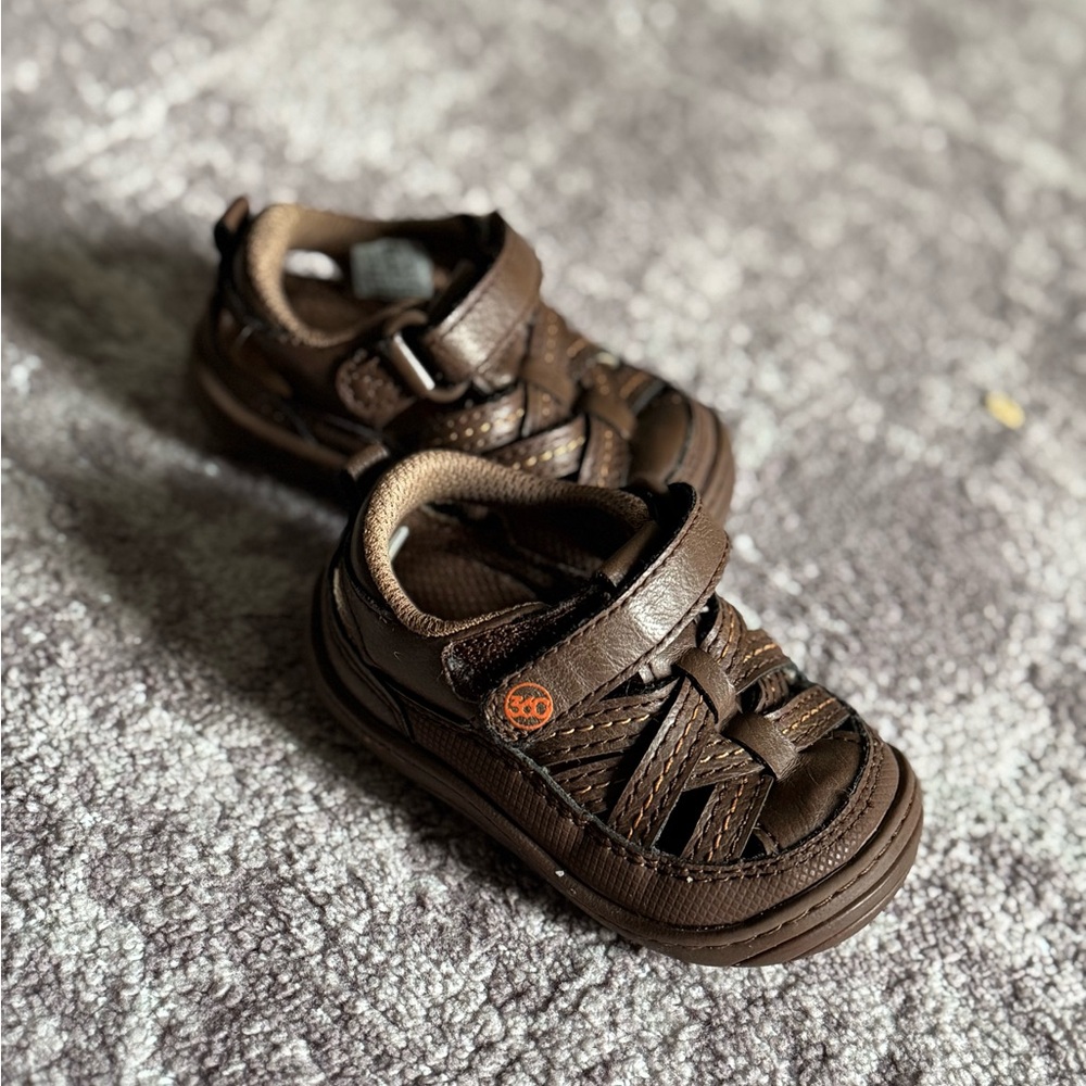 Stride Rite Amos 2.0 First Walker Sandal Shoe
